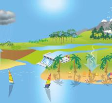 Il ciclo dell'acqua: cos'è e come funziona Il ciclo dell'acqua: cos'è e come funziona
