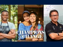 I vincitori di "Champions of Change" per The World's 50 Best Restaurants